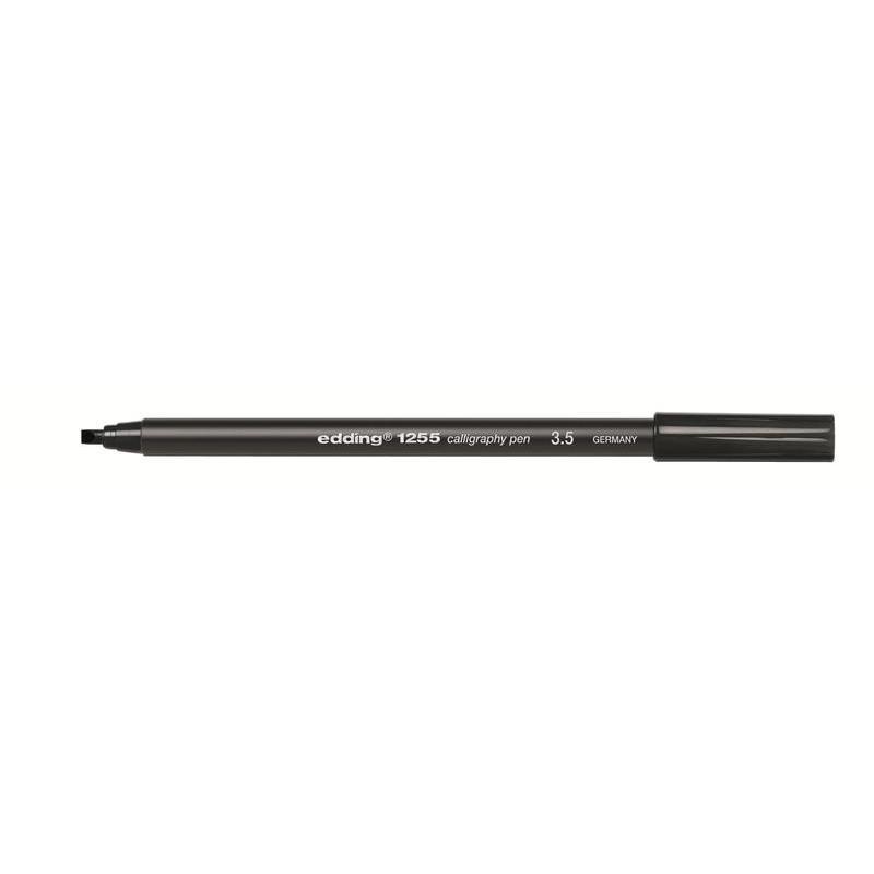 Фломастер для каллиграфии Edding E-1255 Calligraphy pen (линия 3,5мм) цвет черный 10 уп