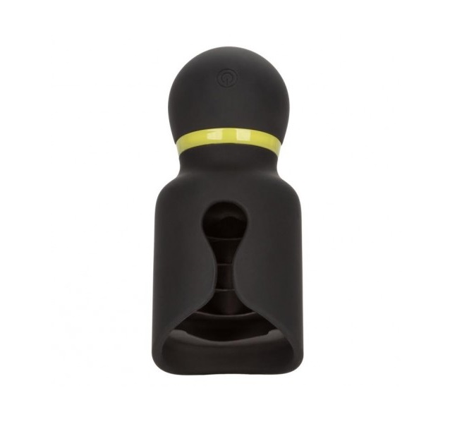 Черный вибромастурбатор Flickering Stroker, черный