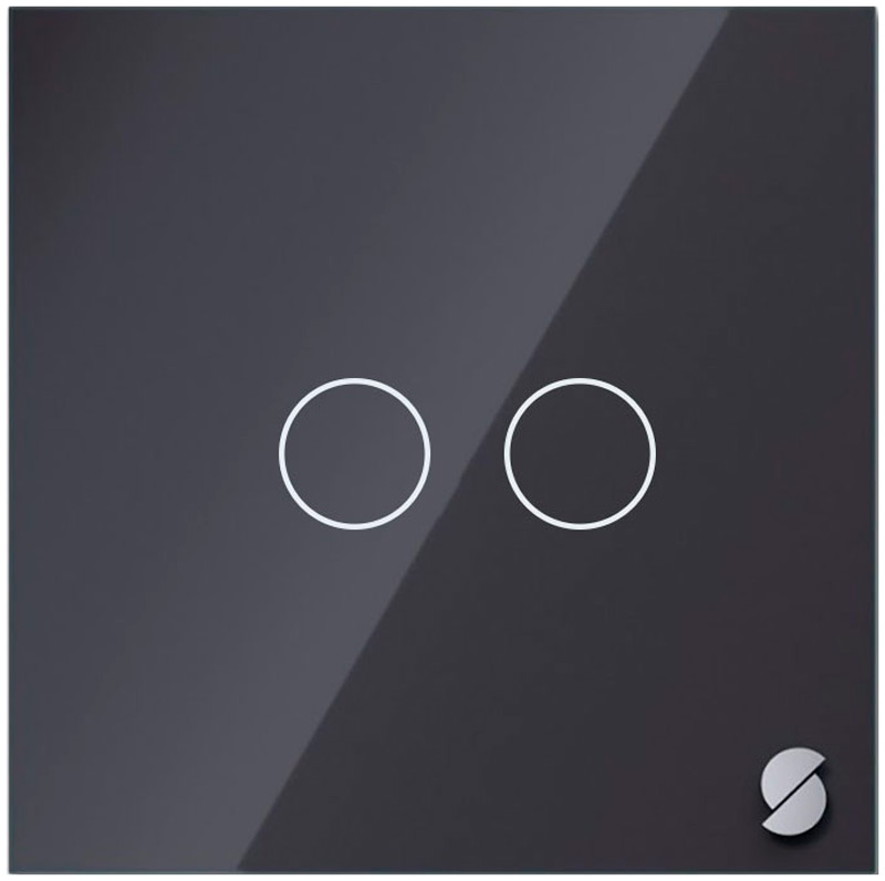 

Sibling (2 клавиши) Powerlight-WS2B (черный) с нулем, (2 клавиши) Powerlight-WS2B (черный) с нулем