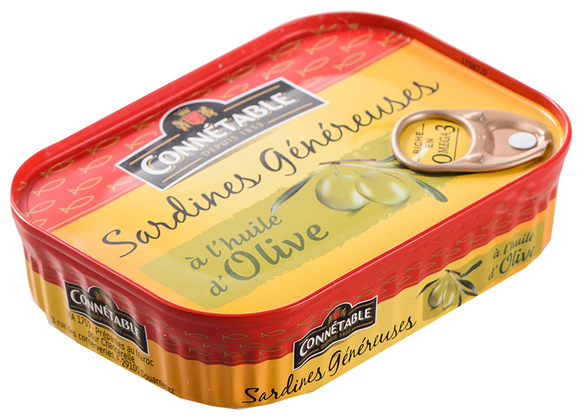 Сардины Connetable Sardines Genereuse в оливковом масле 