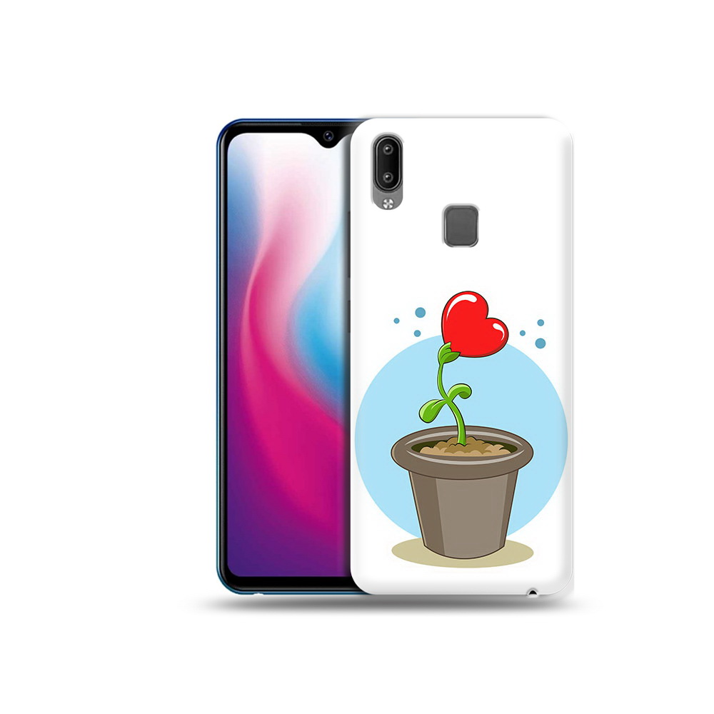 

Чехол MyPads Tocco для Vivo Y93 Lite Растение любви 14 февраля, Прозрачный, Tocco