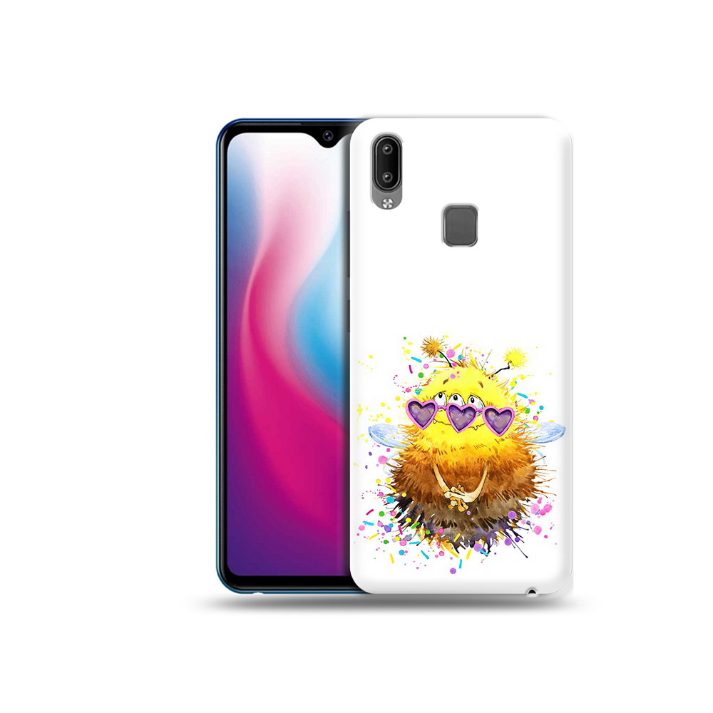 

Чехол MyPads Tocco для Vivo Y93 Lite Пушитый шмель, Прозрачный, Tocco