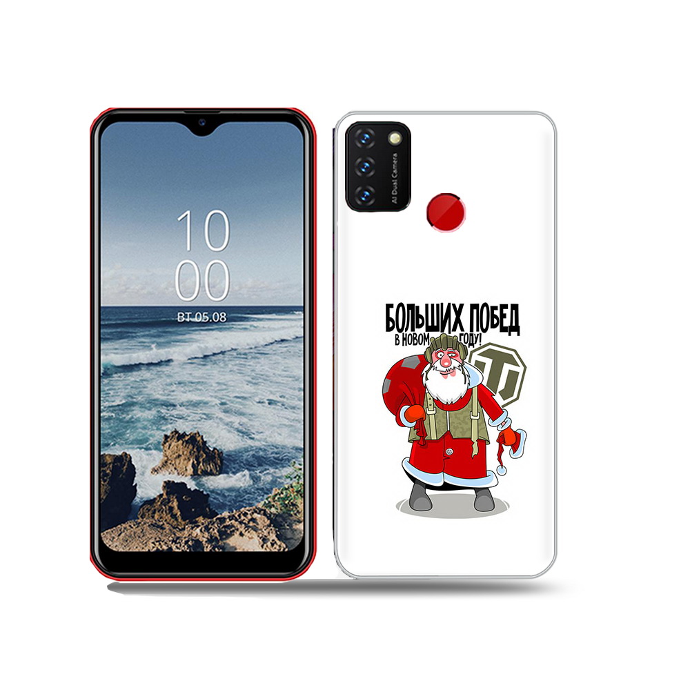 

Чехол MyPads Tocco для BQ 6631G Surf Дед мороз и World of Tanks, Прозрачный, Tocco