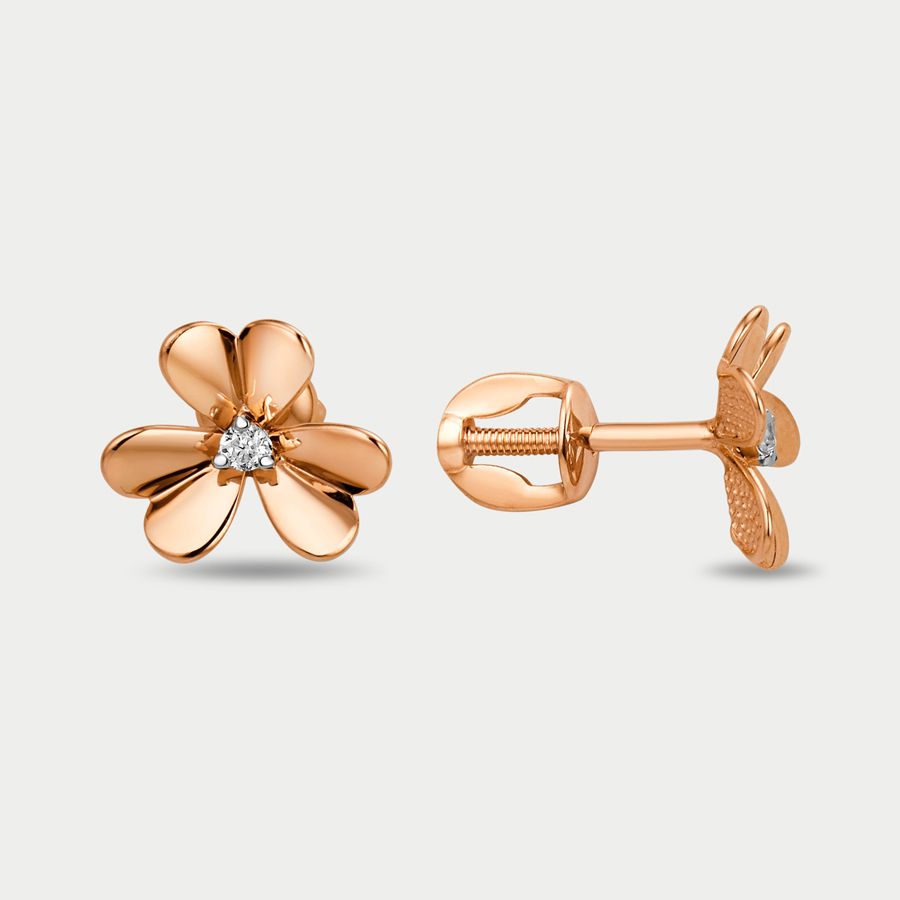 

Серьги из золота с фианитом GOLD CENTER 013472-1102, 013472-1102