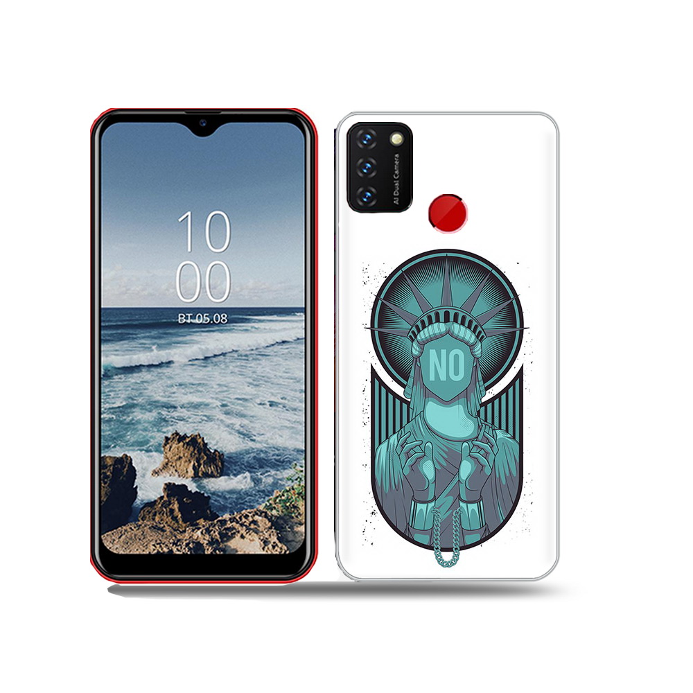 

Чехол MyPads Tocco для BQ 6631G Surf статуя свободы зеленый, Прозрачный, Tocco