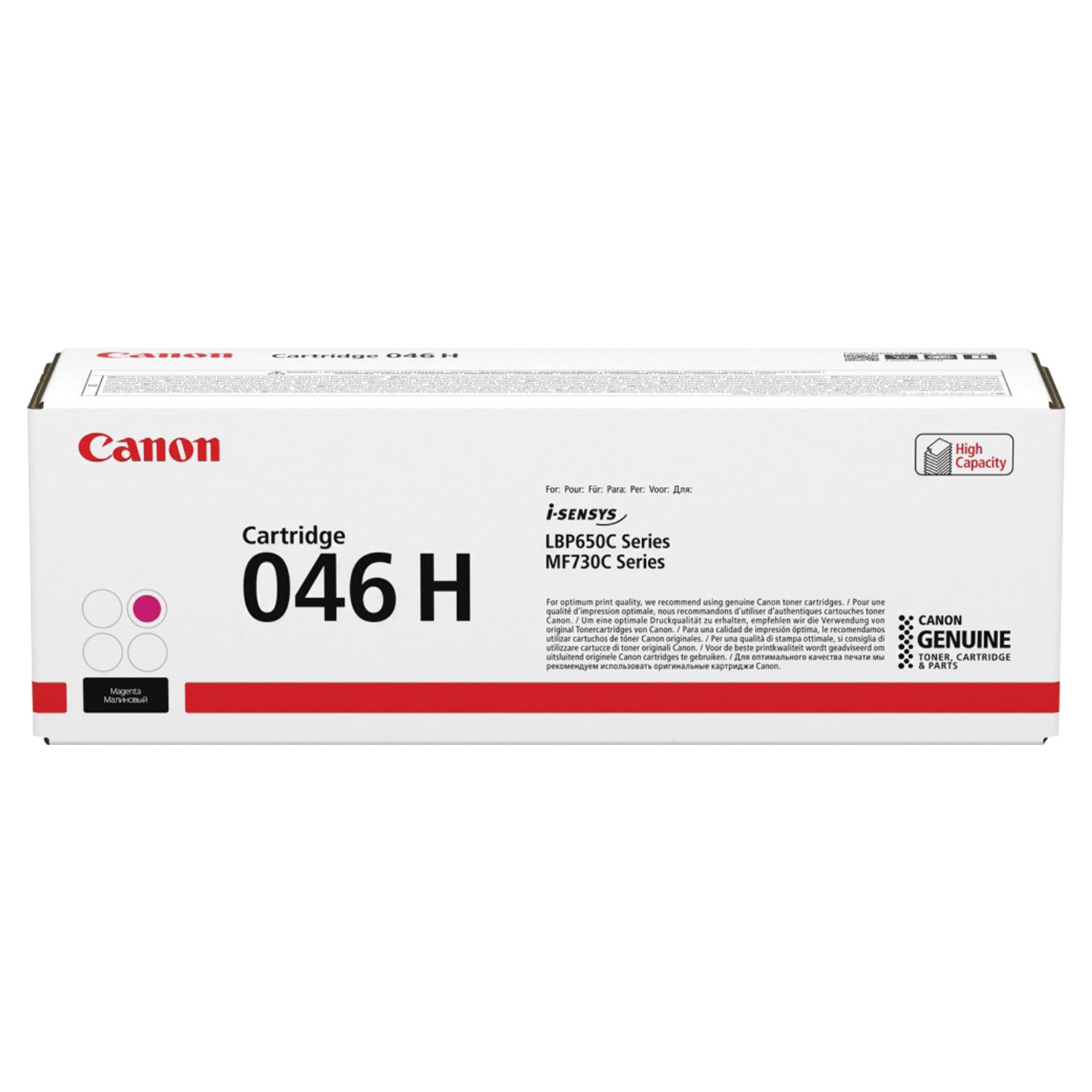 Тонер-картридж для лазерного принтера Canon 1248C002 (1248C002) пурпурный, оригинальный