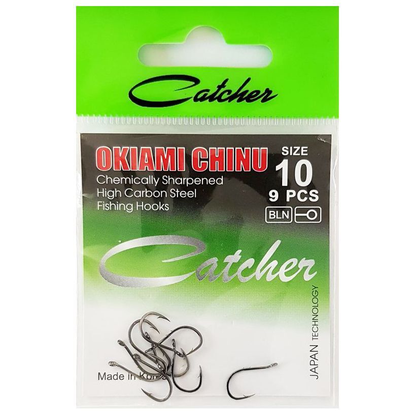 Крючок Catcher OKIAMI CHINU Size 10 (5 пакетиков)