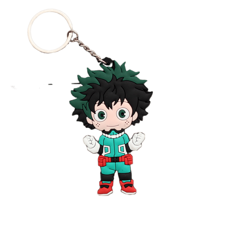 

Брелок унисекс Plush Story Изуку Мидория/Моя геройская академия зеленый, Изуку Мидория/Моя геройская академия