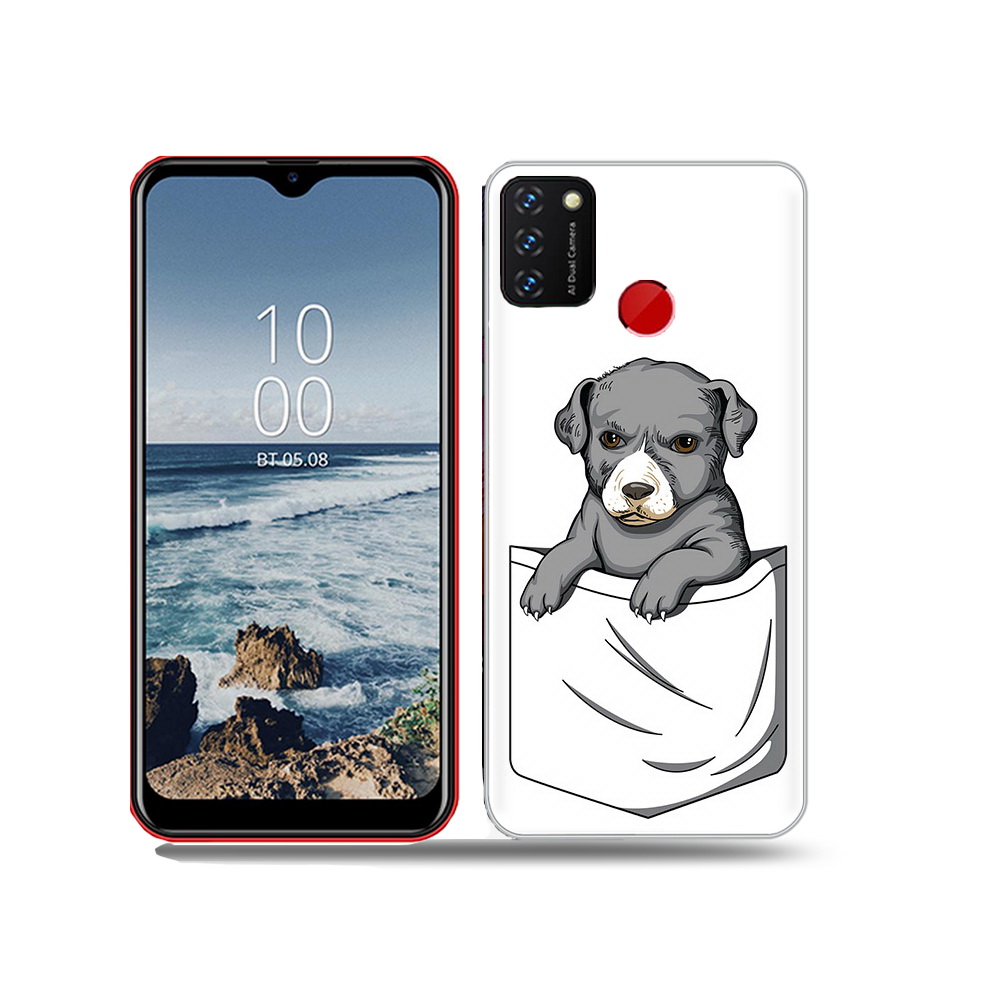 

Чехол MyPads Tocco для BQ 6631G Surf собачка в кармане, Прозрачный, Tocco