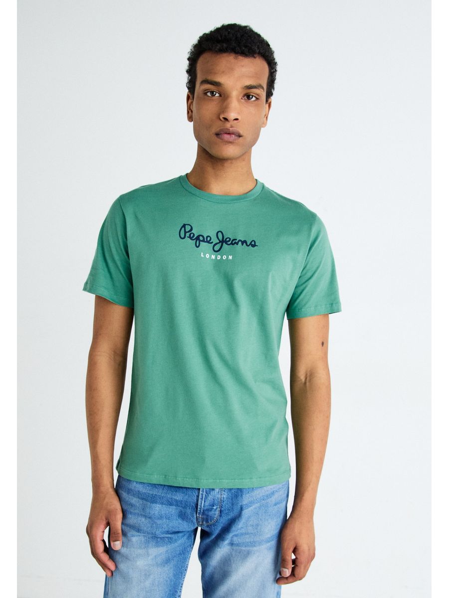 

Футболка мужская Pepe Jeans PE122O0F6 зеленая XL, Зеленый, PE122O0F6