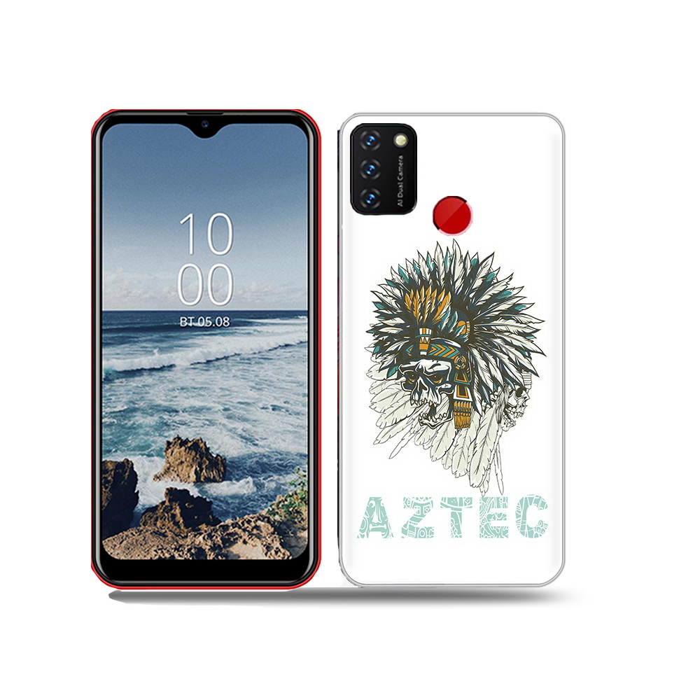 

Чехол MyPads Tocco для BQ 6631G Surf скелет индеец, Прозрачный, Tocco