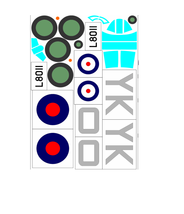 

32002SX Окрасочная маска Gloster Gladiator ICM