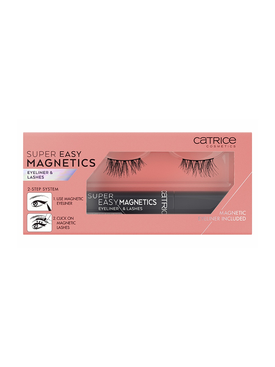 фото Подводка для глаз+накладные ресницы catrice super easy magnetics eyeliner & lashes, 010