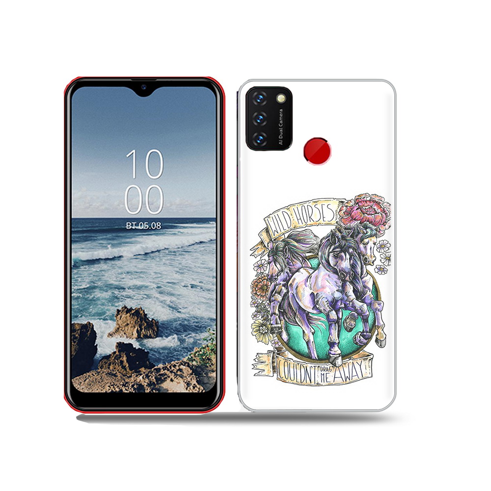 

Чехол MyPads Tocco для BQ 6631G Surf рисунок коней в цветах, Прозрачный, Tocco