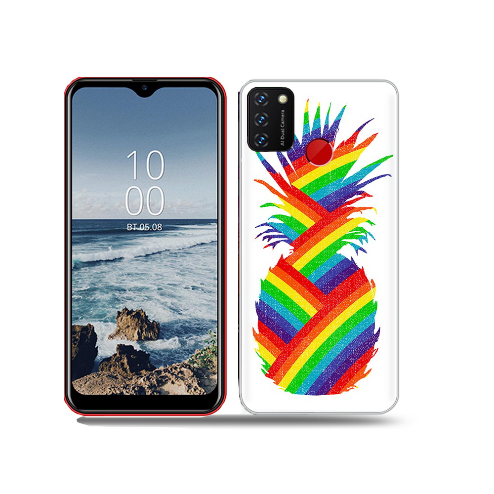 

Чехол MyPads Tocco для BQ 6631G Surf радужный ананас, Прозрачный, Tocco