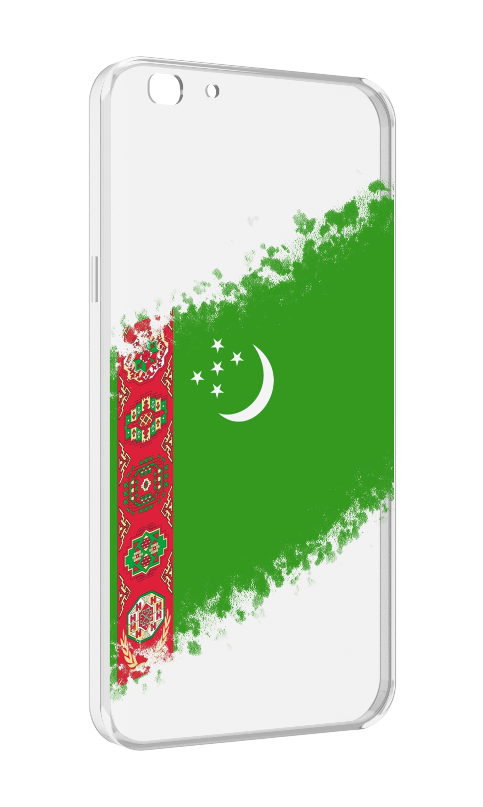 

Чехол MyPads флаг герб Туркменистан-1 для Oppo A77/F3 (2017 год), Прозрачный, Tocco