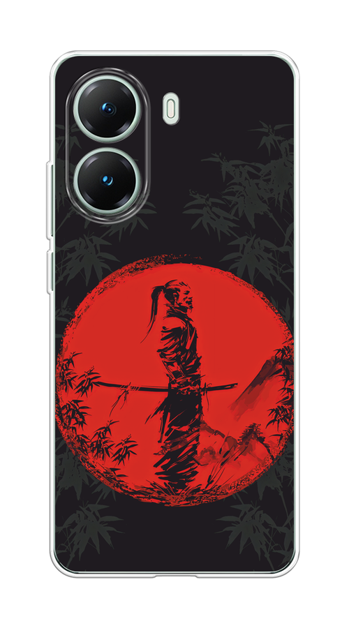 

Чехол на Poco X7 Pro Самурай на красном фоне, Черный;красный;серый, 324050-1