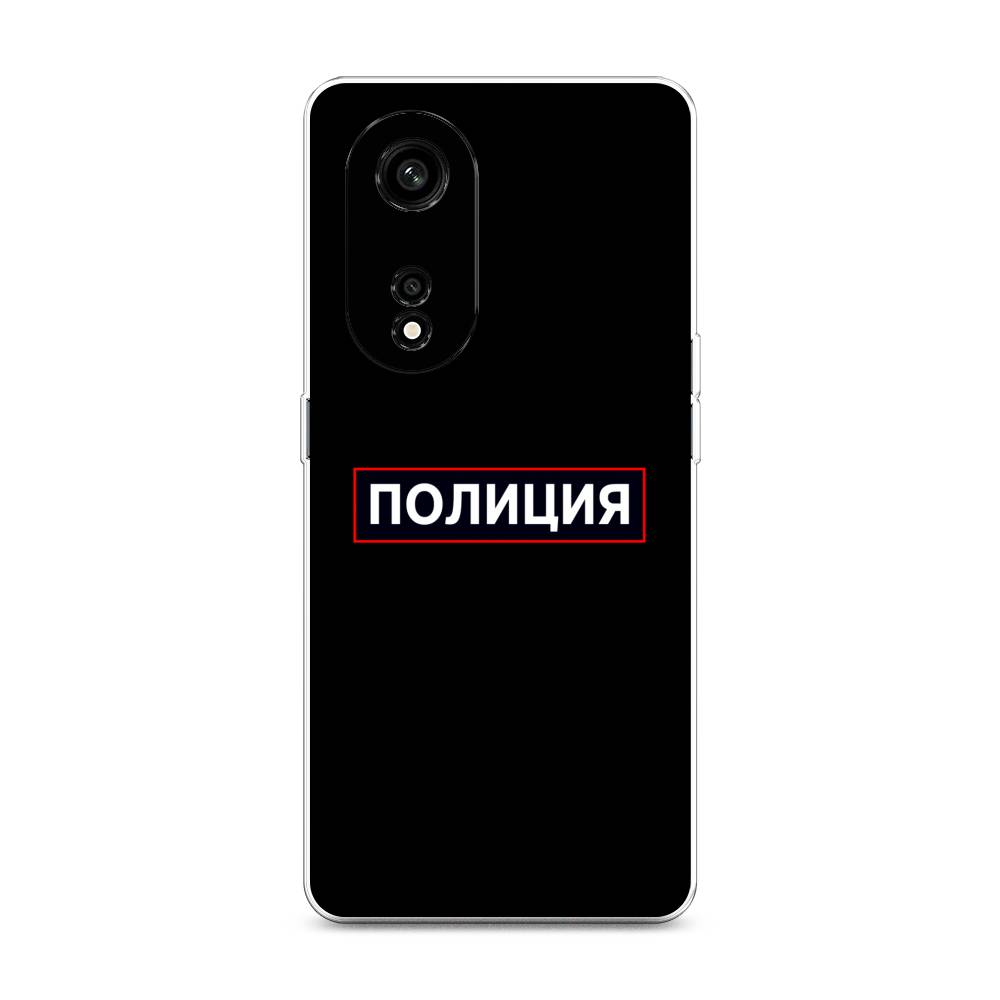 

Чехол Awog на Oppo A1 Pro "Police logo", Черный;белый;красный, 2512250-5