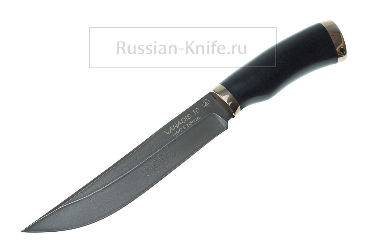 

Нож Осётр (сталь vanadis10) мастер Жбанов