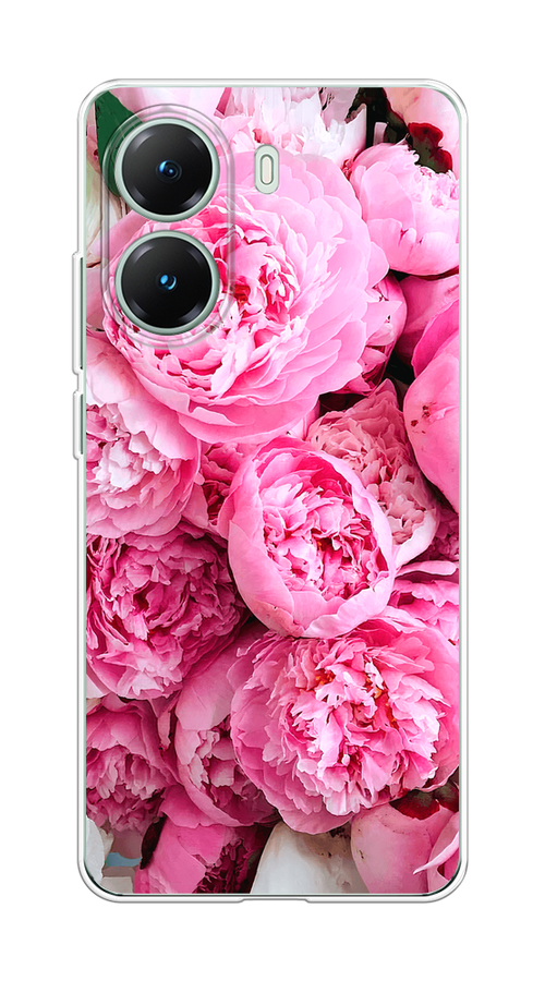 

Чехол на Poco X7 Pro Розовые пионы, Бежевый;розовый, 324050-1