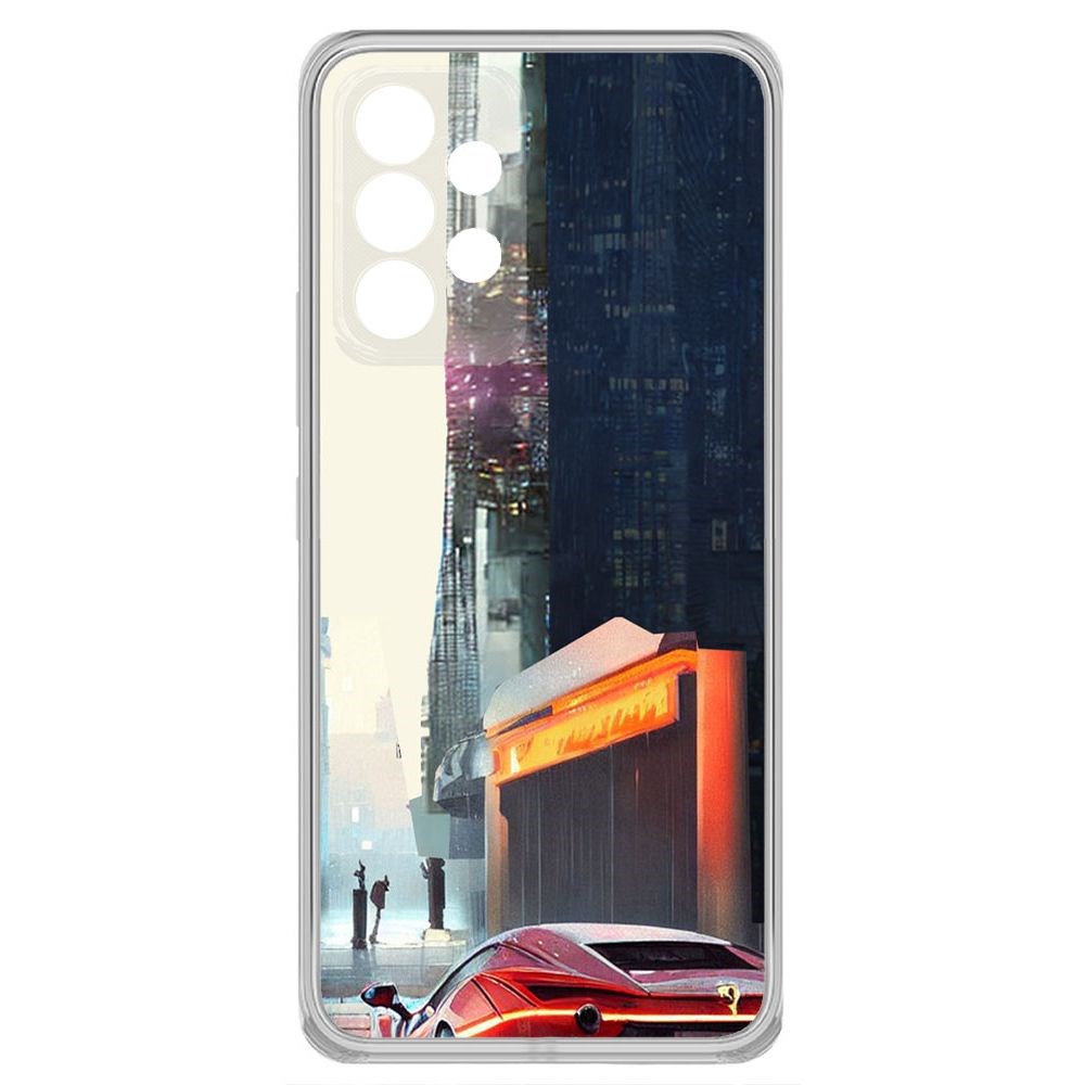 

Чехол-накладка Krutoff Clear Case Сити для Samsung Galaxy A33 5G (A336), Прозрачный