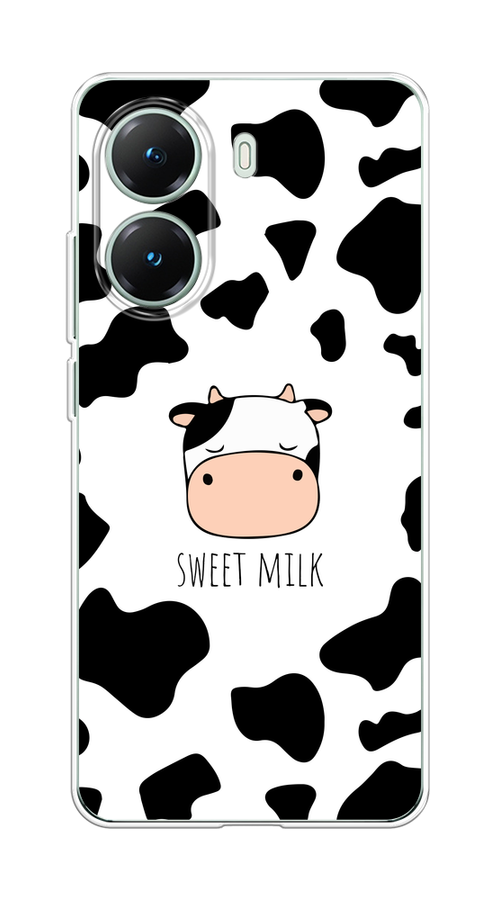 

Чехол на Poco X7 Pro Sweet milk, Розовый;белый;черный, 324050-1