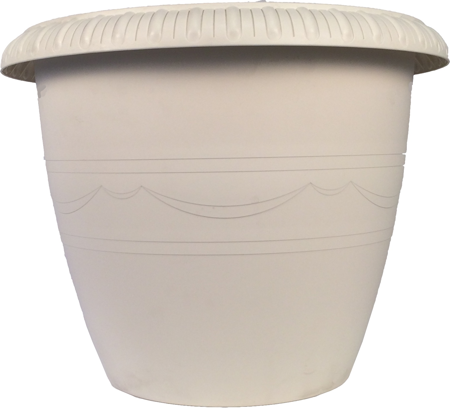 

Горшок Tek.A.Tek Jardin с поддоном серый 8 л 1004-1
