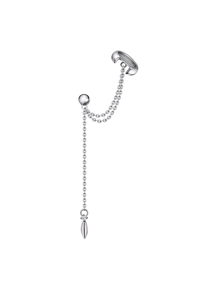

Моносерьга из серебра Pepela Jewelry PJ2-230, фианит, PJ2-230