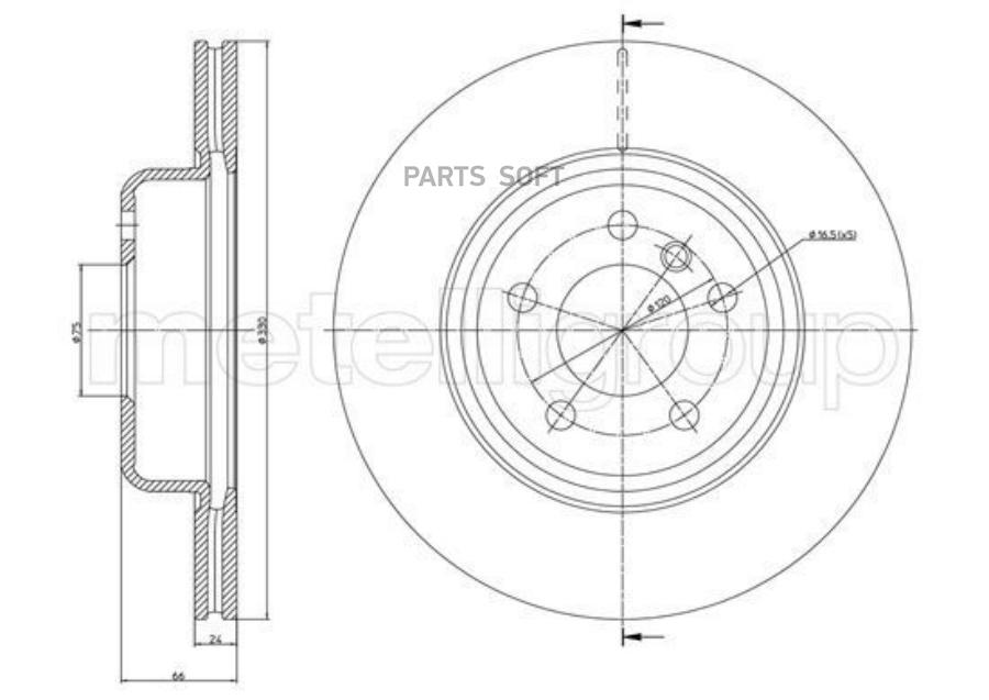 

23-1253C_Диск Тормозной Передний!\ Bmw F10/F11 10>