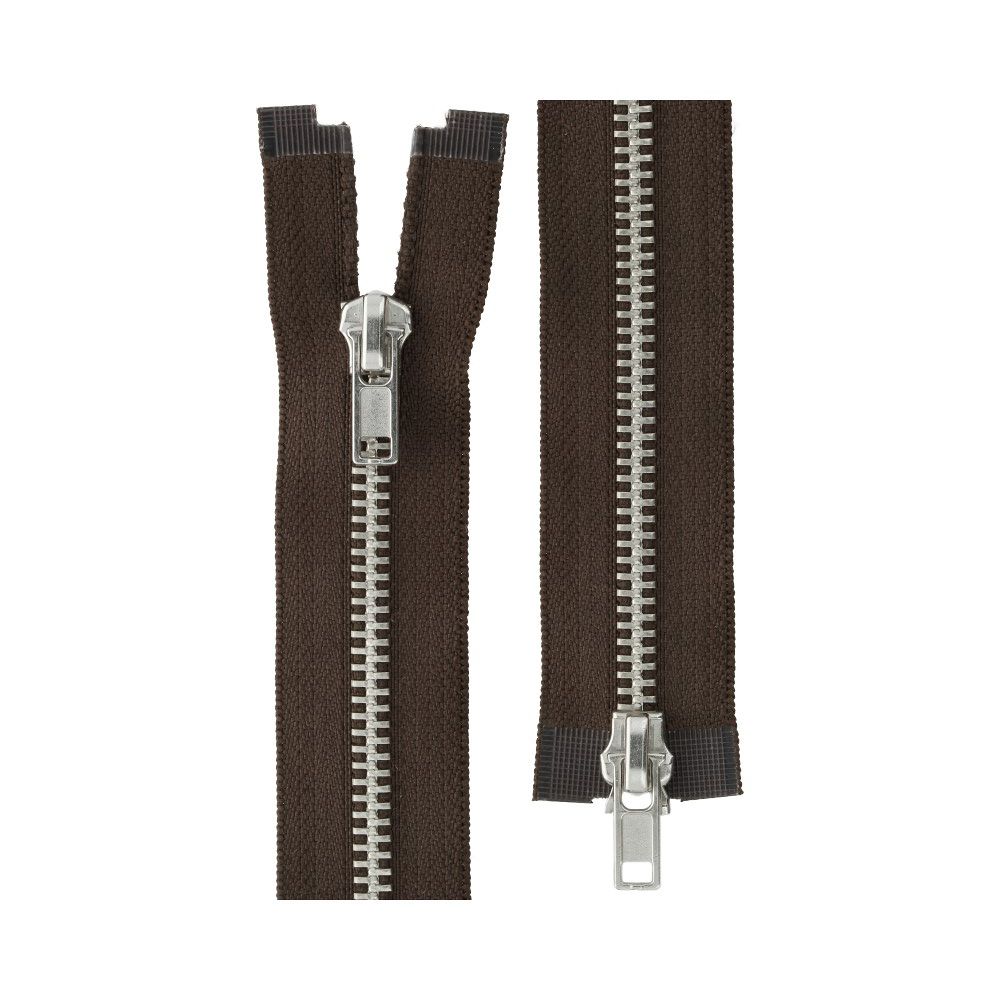 

Молния Gamma Двухзамковая тон 295, Темно-коричневый, разъемная, Тип 5, 70 см, 10 шт, Двухзамковая, металл никель, тон 295, Темно-коричневый, разъемная, Тип 5, 70 см, 10 шт