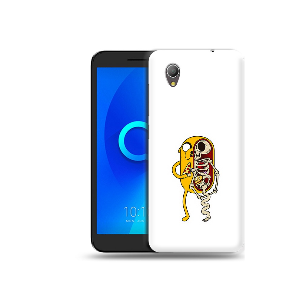 

Чехол MyPads Tocco для Alcatel 1 Джейк скелет (PT227134.658.64), Прозрачный, Tocco