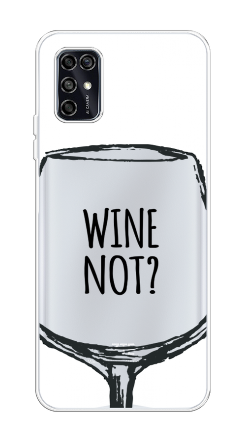 

Чехол на ZTE Blade V2020 Smart "Wine not white", Белый, 133850-6