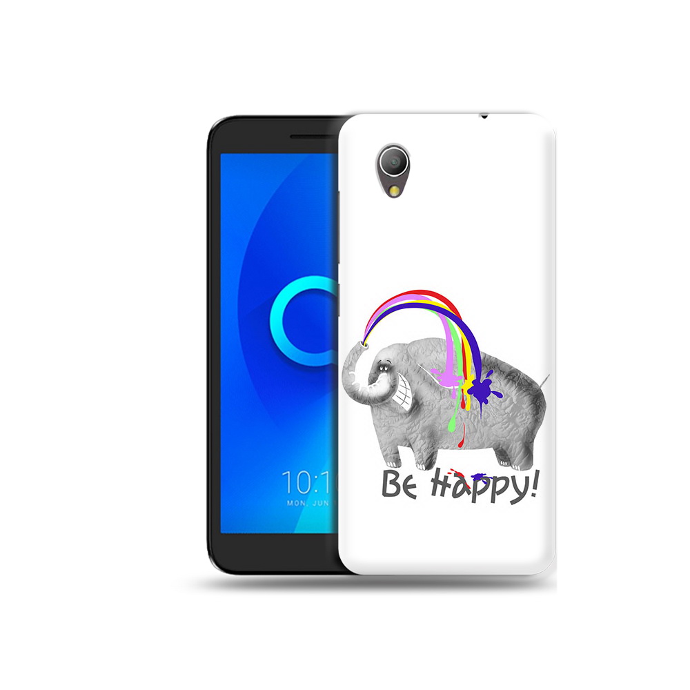 

Чехол MyPads Tocco для Alcatel 1 счастливый слон (PT227134.658.632), Прозрачный, Tocco