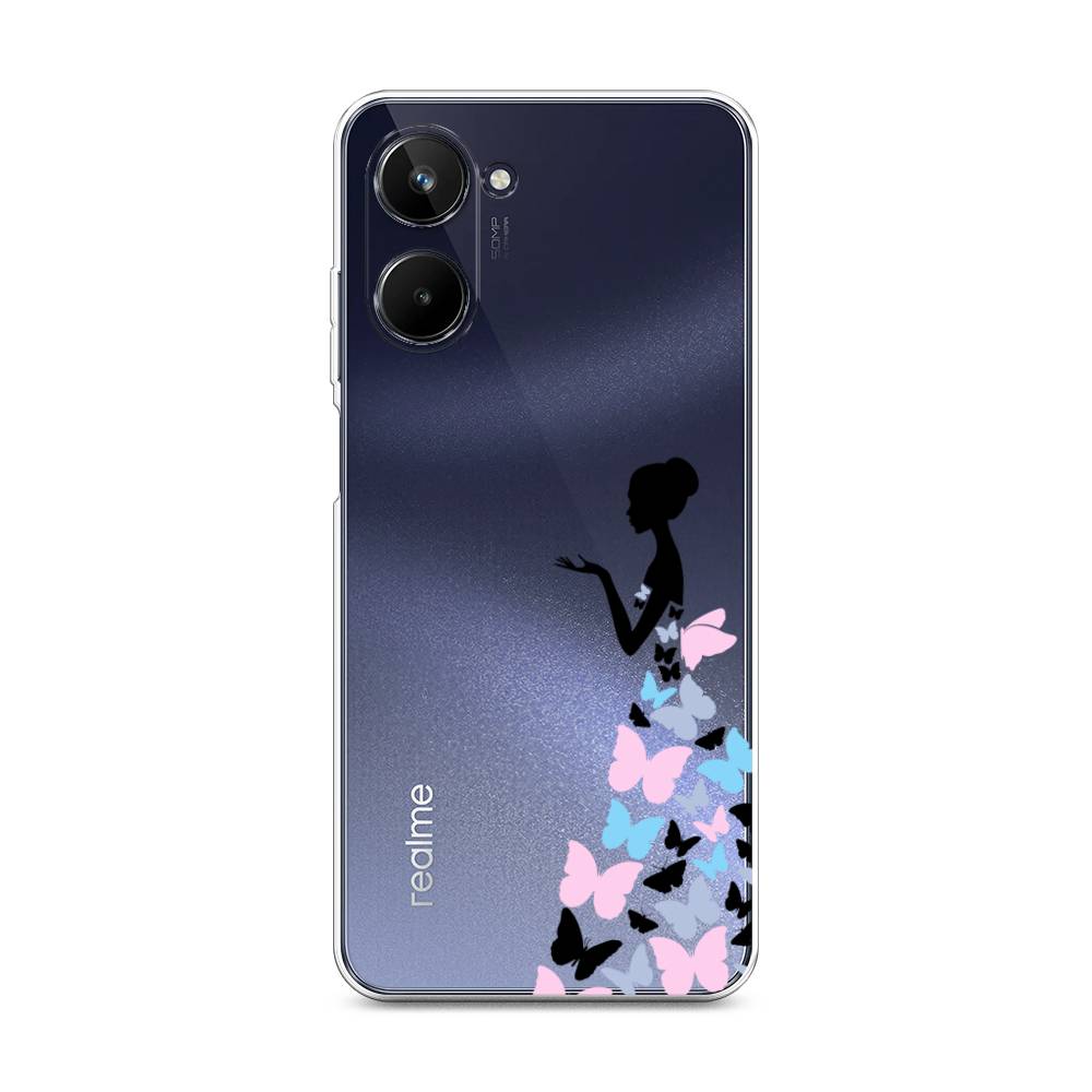 

Чехол Awog на Realme 10 4G "Платье из бабочек", Белый;розовый, 2512150-1