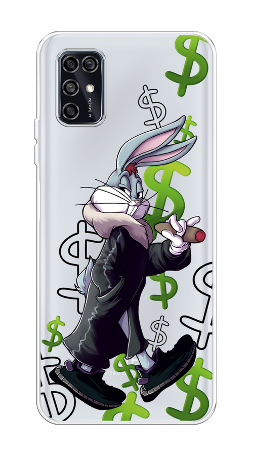 

Чехол на ZTE Blade V2020 Smart "Rich Bugs Bunny", Зеленый;черный;голубой, 133850-6