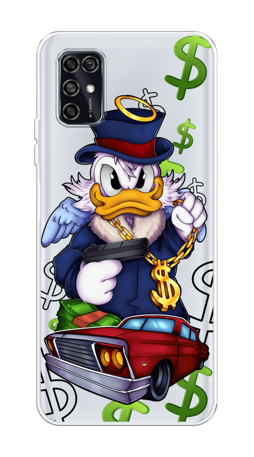 

Чехол на ZTE Blade V2020 Smart "Scrooge McDuck with a Gold Chain", Красный;синий;белый, 133850-6