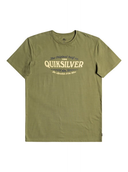 

Футболка мужская Quiksilver EQYZT06710 зеленая L, EQYZT06710