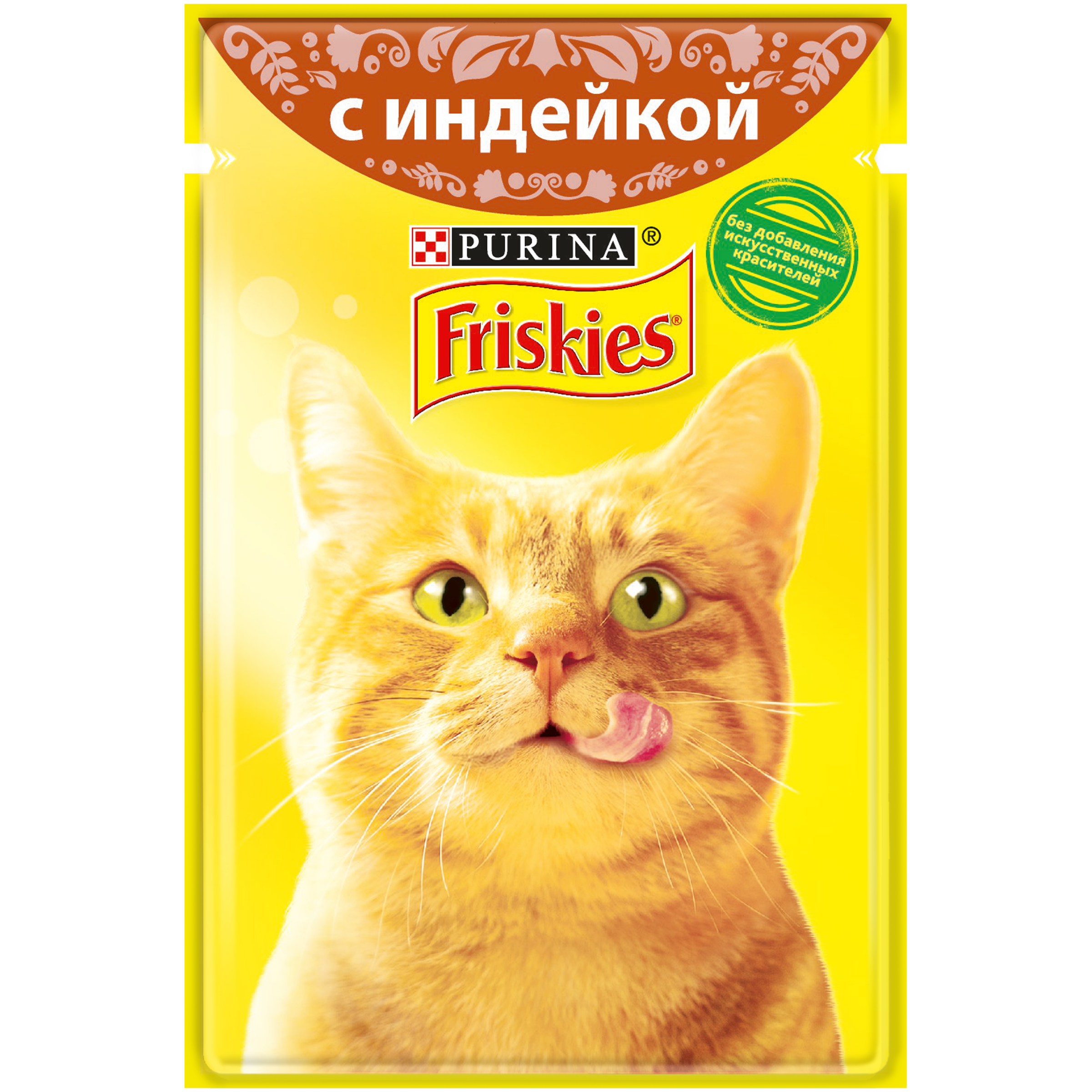 Влажный корм для кошек Friskies, c индейкой в подливе, 85г