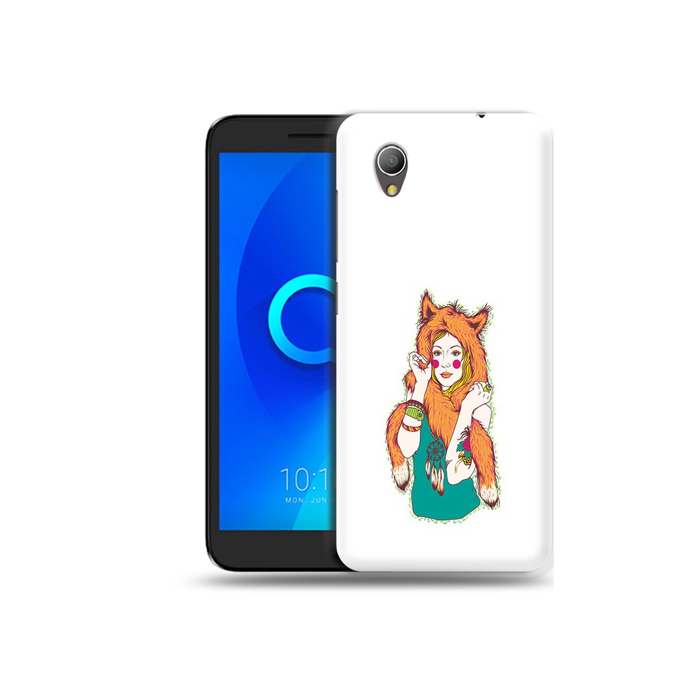 

Чехол MyPads Tocco для Alcatel 1 Девушка лиса (PT227134.658.62), Прозрачный, Tocco