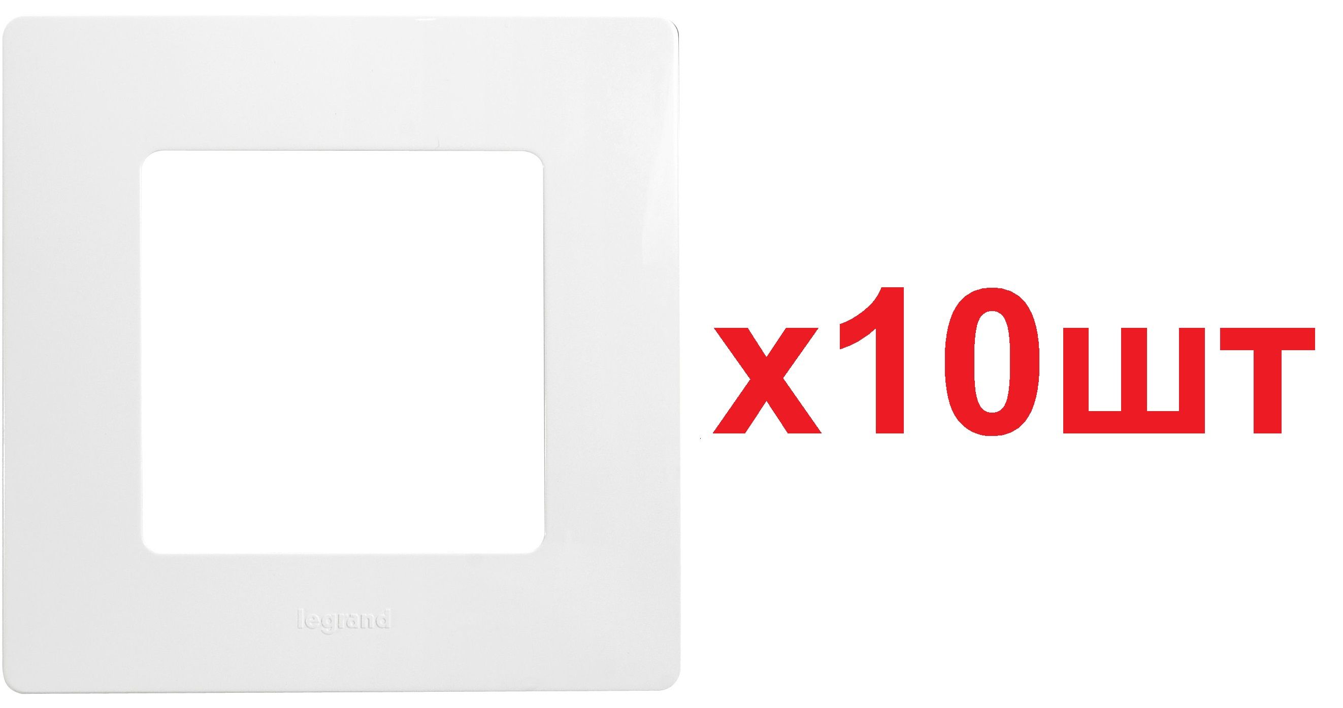 

Legrand Etika Белая Рамка 1-ая 672501 (10шт), Белый, Рамка 1-ая IP44_Горизонтальная