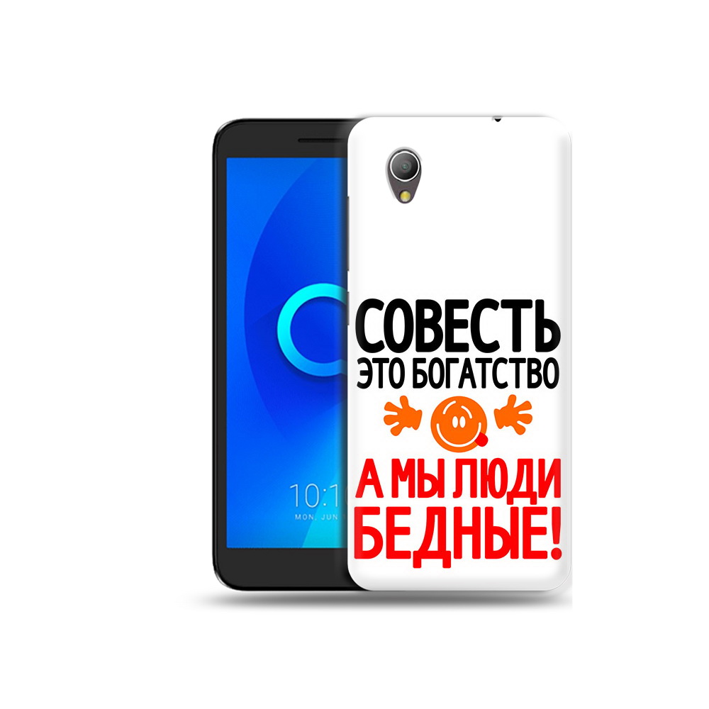 

Чехол MyPads Tocco для Alcatel 1 совесть (PT227134.658.613), Прозрачный, Tocco