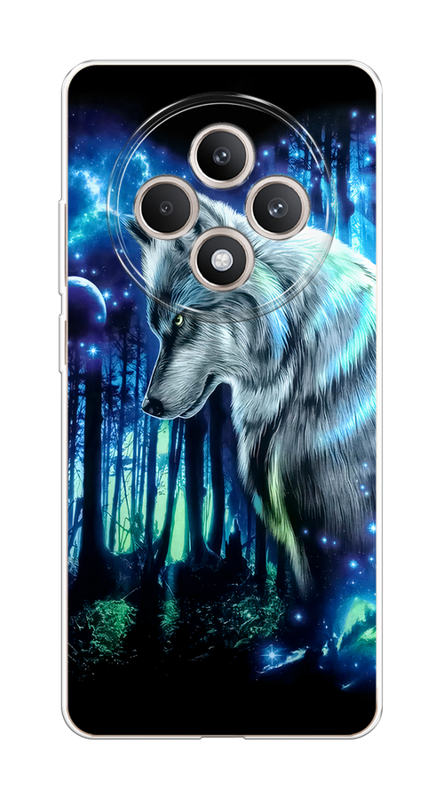 

Чехол на Oppo Reno 12F "Сказочный волк", Синий;серебристый;черный, 2517850-1