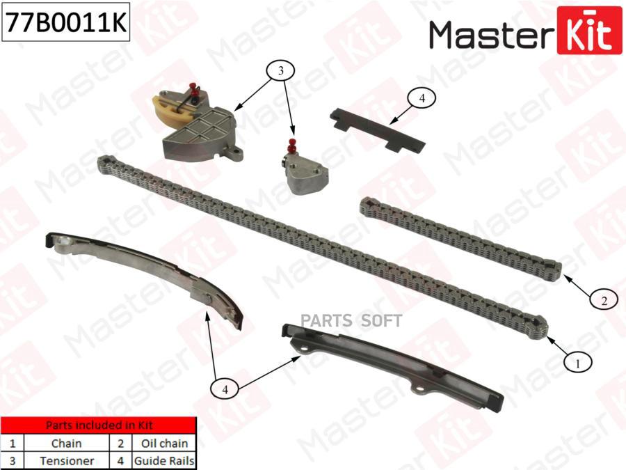 

Комплект Цепи Грм MasterKit 77B0011K