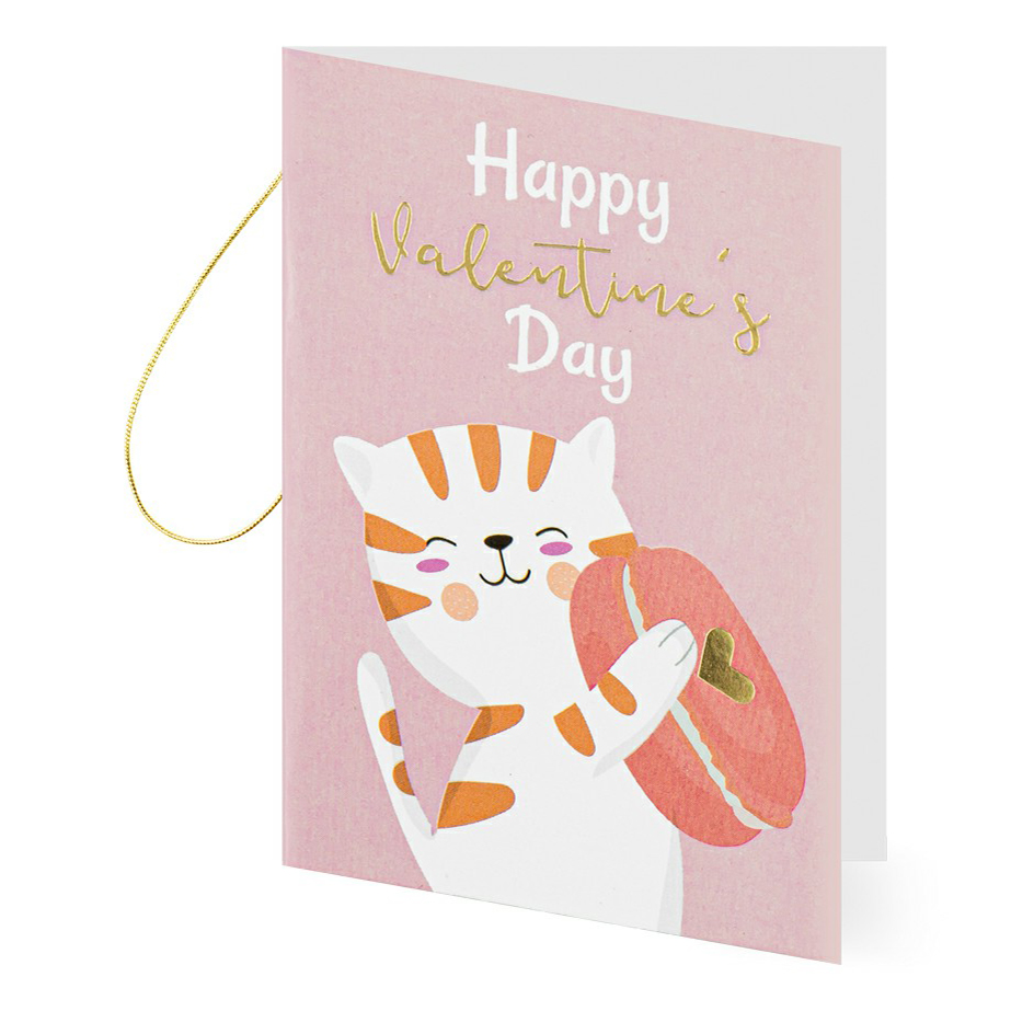 

Открытка-валентинка With Love 6,5 х 9,2 см в ассортименте