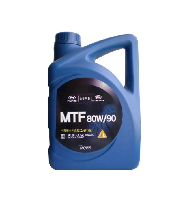 Масло Трансмиссионное Hyundai/Kia Transmission Oil 80W90 Минеральное 4 Л 04300-00460 Hyund