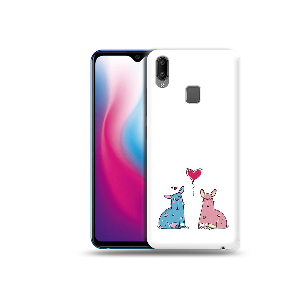 

Чехол MyPads Tocco для Vivo Y93 Lite Лама любовь, Прозрачный, Tocco