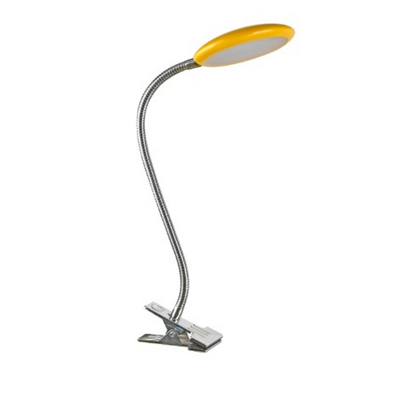 

Лампа настольная LVK 709C YL LED 5W прищепка11х12,5х41, LVK 709C