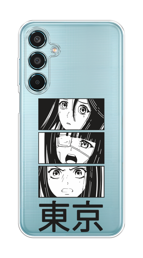 

Чехол на Samsung Galaxy M35 "Tokyo girls", Белый;черный;прозрачный, 2110050-1
