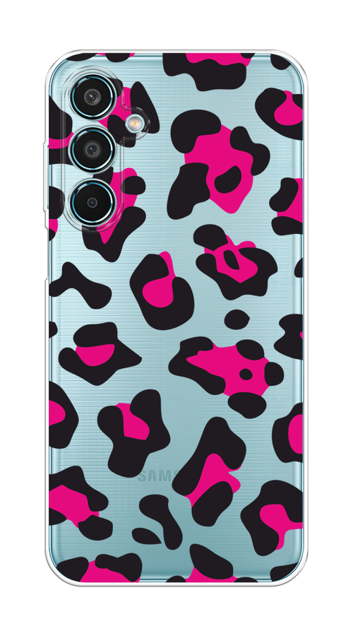 

Чехол на Samsung Galaxy M35 "Pink cow spots", Черный;розовый, 2110050-1