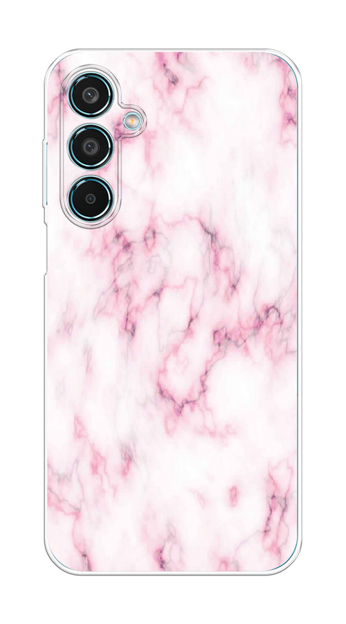 

Чехол на Samsung Galaxy M35 "Мрамор с розовым", Белый;розовый, 2110050-1